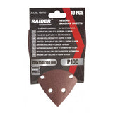 RAIDER Set 10 foi abrazive perforate Velcro 150х150x100 mm - Raider - scule electrice si unelte profesionale - BricoMart