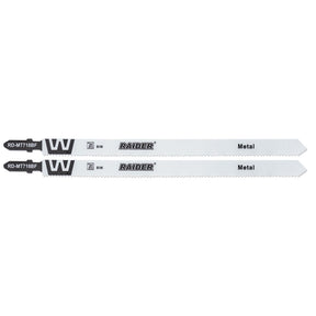 RAIDER Set 2 lame fierastrau pend. BIM metal 180mm 14TPI RD-MT718BF BIM (Bimetalic) - cuțitul este fabricat din bimetal, care combină flexibilitatea oțelului elastic cu durabilitatea oțelu Raider - scule electrice si unelte profesionale - BricoMart
