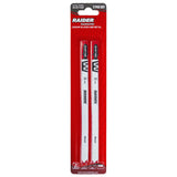 RAIDER Set 2 lame fierastrau pend. BIM metal 180mm 14TPI RD-MT718BF BIM (Bimetalic) - cuțitul este fabricat din bimetal, care combină flexibilitatea oțelului elastic cu durabilitatea oțelu Raider - scule electrice si unelte profesionale - BricoMart