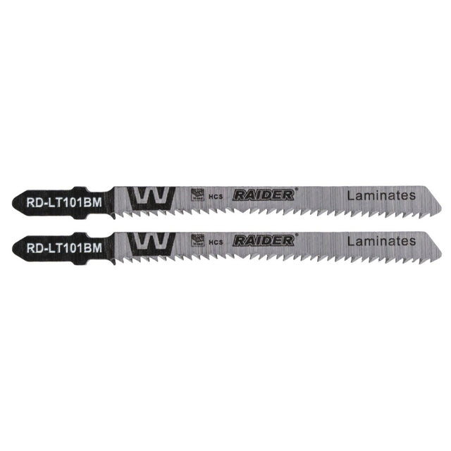 RAIDER Set 2 lame fierastrau pend. lemn 100mm 12TPI RD - LT101BM Oțelul călit de înaltă calitate asigură durabilitate și rezistență chiar și atunci când se taie materiale dure și exigen Raider - scule electrice si unelte profesionale - BricoMart
