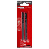 RAIDER Set 2 lame fierastrau pend. lemn 100mm 15TPI RD - WT101AI Cuțitul este fabricat din oțel carbon de înaltă calitate (HCS - High Carbon Steel), care asigură durabilitate ridicată ș Raider - scule electrice si unelte profesionale - BricoMart
