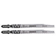 RAIDER Set 2 lame fierastrau pend. lemn 116mm 12TPI RD-WT308B Lungime lamă: 116 mm - perfectă pentru tăieturi precise și exacte în lemn mai fin și subțire, precum și pentru lucrări d Raider - scule electrice si unelte profesionale - BricoMart