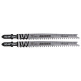 RAIDER Set 2 lame fierastrau pend. lemn 116mm 8-12TPI RD-WT234X Lungime lamă: 116 mm - perfectă pentru tăieturi precise și exacte în lemn mai fin și mai subțire, precum și pentru lucră Raider - scule electrice si unelte profesionale - BricoMart