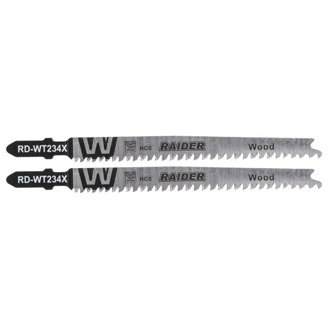 RAIDER Set 2 lame fierastrau pend. lemn 116mm 8-12TPI RD-WT234X Lungime lamă: 116 mm - perfectă pentru tăieturi precise și exacte în lemn mai fin și mai subțire, precum și pentru lucră Raider - scule electrice si unelte profesionale - BricoMart