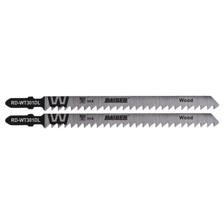 RAIDER Set 2 lame fierastrau pend. lemn 130mm 6TPI RD - WT301DL Cuțitul este fabricat din oțel carbon de înaltă calitate (HCS - High Carbon Steel), care asigură o durabilitate mare și Raider - scule electrice si unelte profesionale - BricoMart
