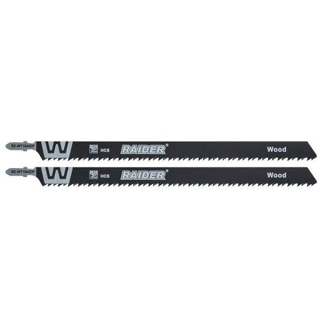 RAIDER Set 2 lame fierastrau pend. lemn 250mm 6TPI RD-WT1044DP Lungime lamă: 250 mm - ideală pentru tăieturi adânci în lemn solid și dens, oferind o mare productivitate și eficiență î Raider - scule electrice si unelte profesionale - BricoMart