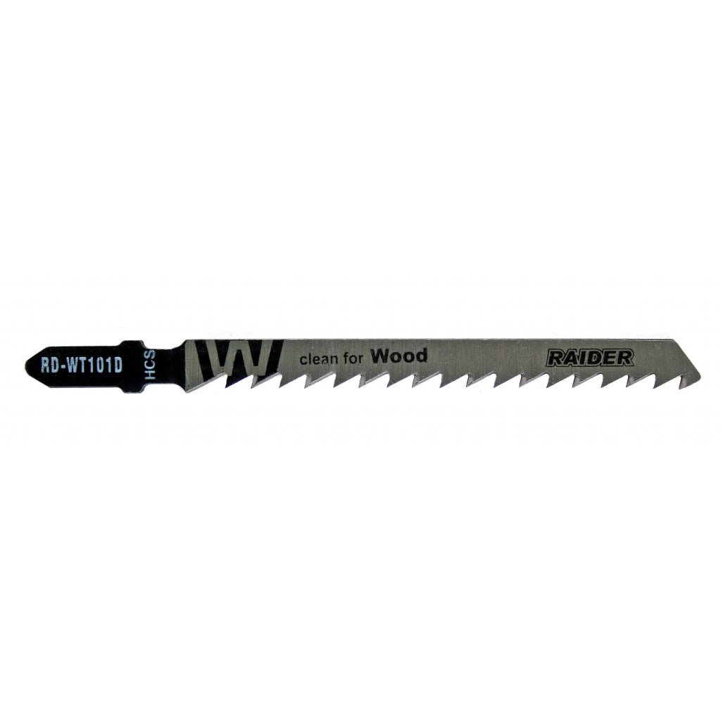 RAIDER Set 2 lame fierastrau pendular lemn T 100(75)4.0mm RD - WT101D Fabricat din otel carbon Potrivit pentru taieri drepte in lemn moale sau tare Raider - scule electrice si unelte profesionale - BricoMart