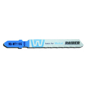 RAIDER Set 2 lame fierastrau pendular metal T 76(50)0.8mm RD-MT118G Fabricat din otel rapid Potrivit pentru taierea foilor subtiri de metal Raider - scule electrice si unelte profesionale - BricoMart