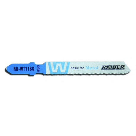 RAIDER Set 2 lame fierastrau pendular metal T 76(50)0.8mm RD-MT118G Fabricat din otel rapid Potrivit pentru taierea foilor subtiri de metal Raider - scule electrice si unelte profesionale - BricoMart