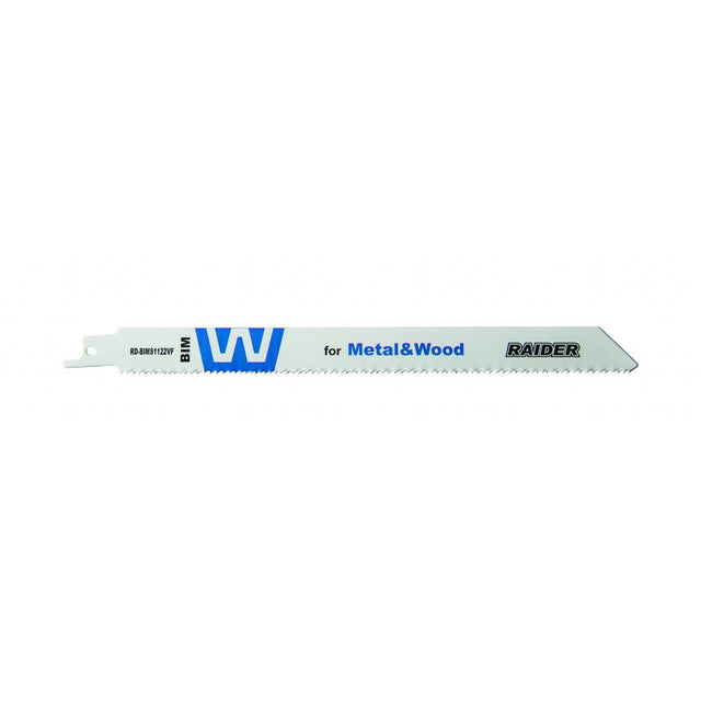 RAIDER Set 2 lame fierastrau sabie lemn si metal 225x0.9mm RD Fabricat din otel rezistent la impact cu durata lunga de viata Potrivit pentru lemn si metal Raider - scule electrice si unelte profesionale - BricoMart