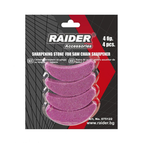 RAIDER Set 4 pietre abrazive pentru dispozitivul de ascutit lant - Raider - scule electrice si unelte profesionale - BricoMart