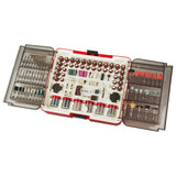 RAIDER Set 418 accesorii pentru mini polizor drept in cutie Setul de 418 de accesorii este completarea perfectă pentru orice unealtă rotativă, oferind o gamă largă de aplicații – d Raider - scule electrice si unelte profesionale - BricoMart