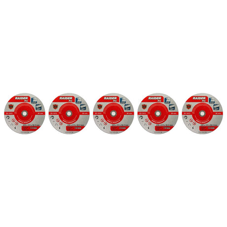 RAIDER Set 5 discuri taiat metal 230х2mm A60T Inox RDP Material: INOX - dezvoltat special pentru tăierea oțelului inoxidabil, fără riscul de coroziune și decolorare a material Raider - scule electrice si unelte profesionale - BricoMart