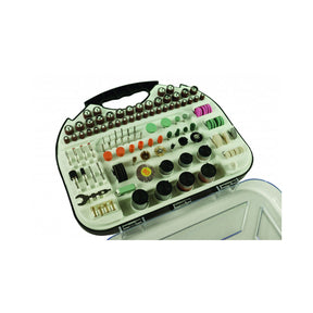 RAIDER Set accesorii ptr. minipolizor - 249buc/set Cutie practica Accesorii necesare la gravare, polizare. lustruire Raider - scule electrice si unelte profesionale - BricoMart