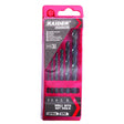 RAIDER Set burghie 6pcs. Ø2, 3, 4, 5, 6, 8mm HSS-R Set Fabricat din otel rapid Raider - scule electrice si unelte profesionale - BricoMart