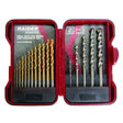 RAIDER Set burghie pentru metal si zidarie ø1.5 - 10mm 17pcs Cutie de depozitare practica Raider - scule electrice si unelte profesionale - BricoMart