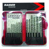 RAIDER Set burghie pentru zidarie ø3 - 10mm 15pcs Cu coada cilindrica Cutie de depozitare Raider - scule electrice si unelte profesionale - BricoMart