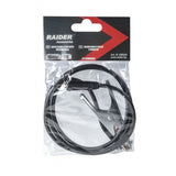 RAIDER Set cablu sudura 16mm2 2m cleste pentru impamantare si cupla Forță mare de prindere Au o punte de cupru între fălci pentru a obține un contact electric bun Raider - scule electrice si unelte profesionale - BricoMart