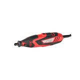 RAIDER Set mini polizor drept 135W viteza variabila 40 acc. RD - MG12 Butonul de blocare permite schimbarea rapidă și ușoară a vârfului Posibilitatea de reglare a rotațiilor în funcție de ma Raider - scule electrice si unelte profesionale - BricoMart