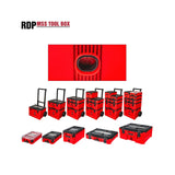 RAIDER Sistem depozitare modular 556x1120x424mm roti IP65 RDP - MSS7 RDP - MSS7 este un sistem de depozitare mobilă pentru unelte, care îmbină durabilitatea cu protecția împotriva apei și pra Raider - scule electrice si unelte profesionale - BricoMart