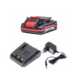 RAIDER Sistem kit starter 18V x 2 Ah cu incarcator Indicator al nivelului de incarcare Raider - scule electrice si unelte profesionale - BricoMart