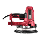 RAIDER Slefuit gips - carton 950W Ø180mm 2LED RD - DS09 Un motor cu o putere de 950 W, care oferă o forță de șlefuire puternică Reglarea continuă a vitezei permite șlefuirea fă Raider - scule electrice si unelte profesionale - BricoMart