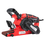 RAIDER Slefuitor cu banda 900W 75x533mm variator RD - BS12 Motor de 900 W Dimensiunea șmirghelului: 75x533mm - permițând șlefuirea suprafețelor mari într - un timp mai scurt Funcția Raider - scule electrice si unelte profesionale - BricoMart