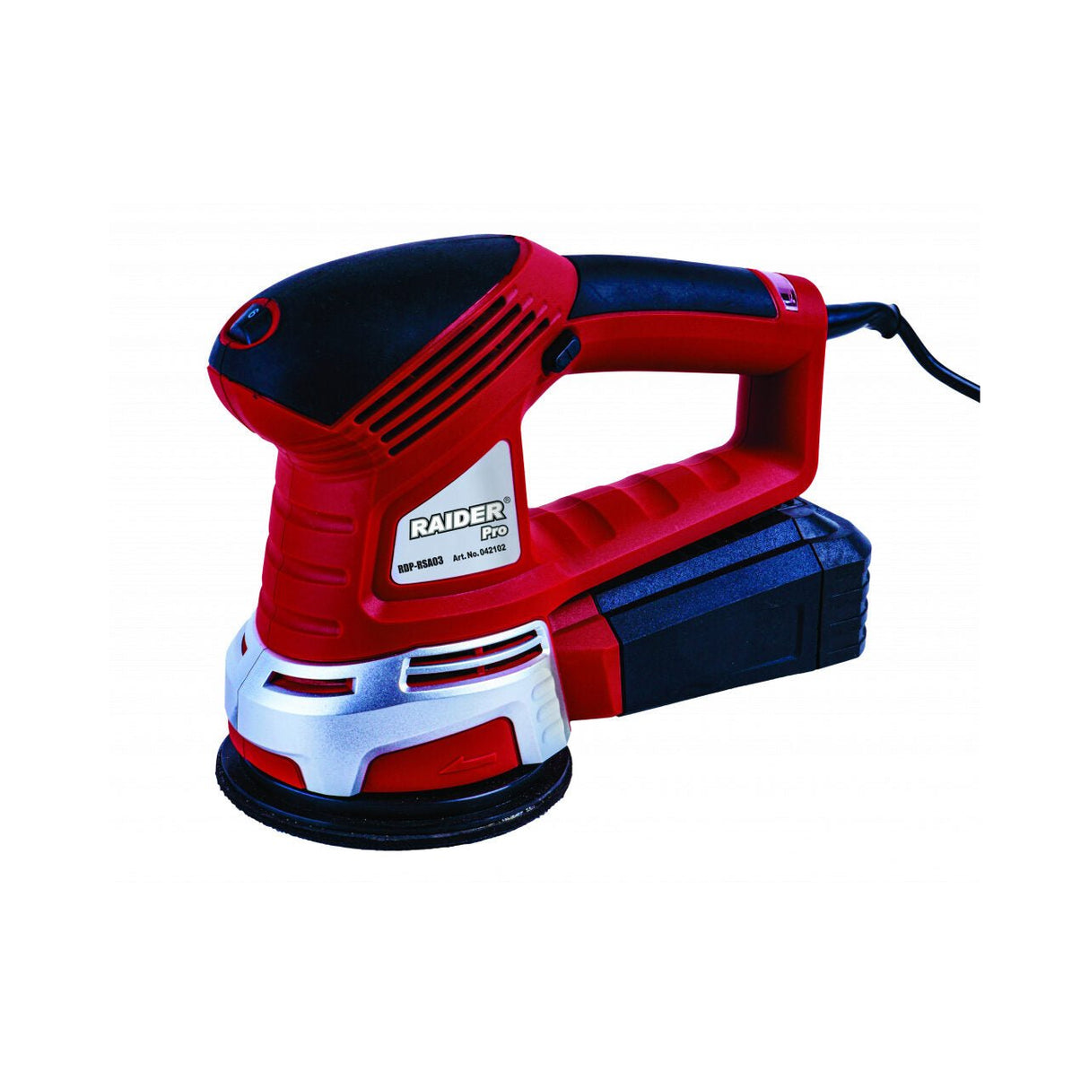 RAIDER Slefuitor orbital 420W 125mm RDP - RSA03 Colector praf Prindere accesorii cu banda Velcro Raider - scule electrice si unelte profesionale - BricoMart