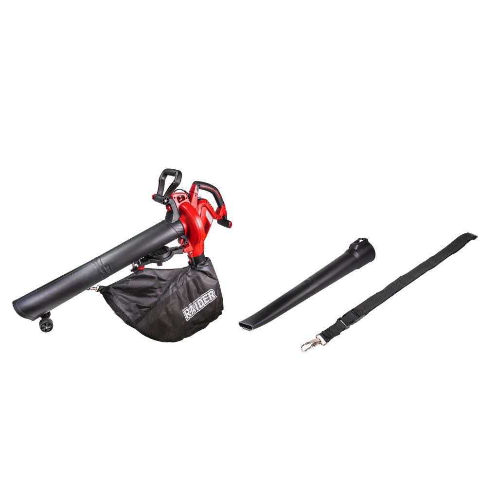RAIDER Suflanta frunze 3000W 45L 320km/h 16:1 viteza var. RD - EBV05 Motorul puternic de 3000 W oferă suficientă putere pentru a gestiona cantități mari de frunze și resturi, făcând curățar Raider - scule electrice si unelte profesionale - BricoMart