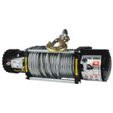 RAIDER Troliu electric 12V 5443kg 4.5 kW Ø9.5mm 29m RD - EW12 Capacitate de încărcare: 5443 kg (12000 lbs) – Winch - ul este capabil să tragă sarcini foarte grele, fiind potrivit pentr Raider - scule electrice si unelte profesionale - BricoMart