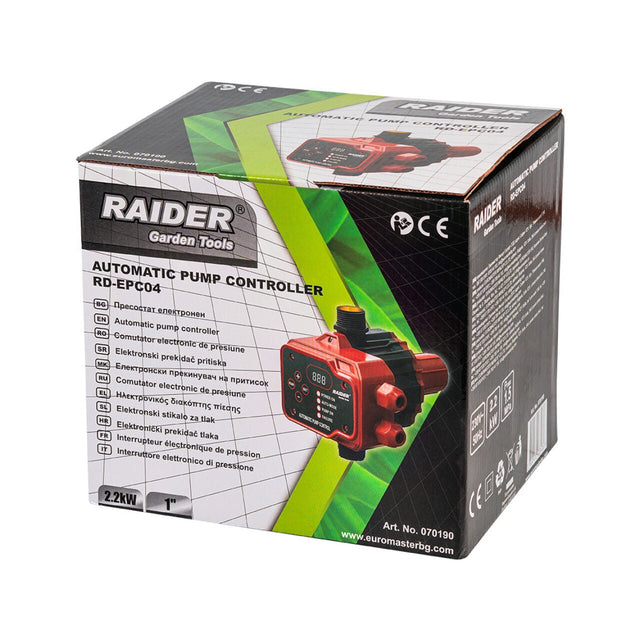 RAIDER Unitate de control pompa 2.2kW 1" Digital Max.15bar RD - EPC04 Raider - scule electrice si unelte profesionale - BricoMart