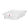 Recipient GN 1/2 din polipropilena, HENDI, GN 1/2, 12,5L, Transparent, 325x265x(H)200mm, Dreptunghiular
