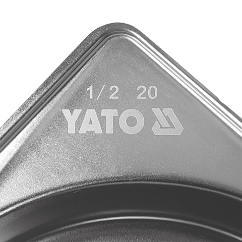 RECIPIENT PERFORAT GN1/2, OTEL INOXIDABIL, 65MM, 3.5L Yato YG - 00355 - Gastronoame perforate GN, rezistent Yato - scule electrice si unelte profesionale - BricoMart