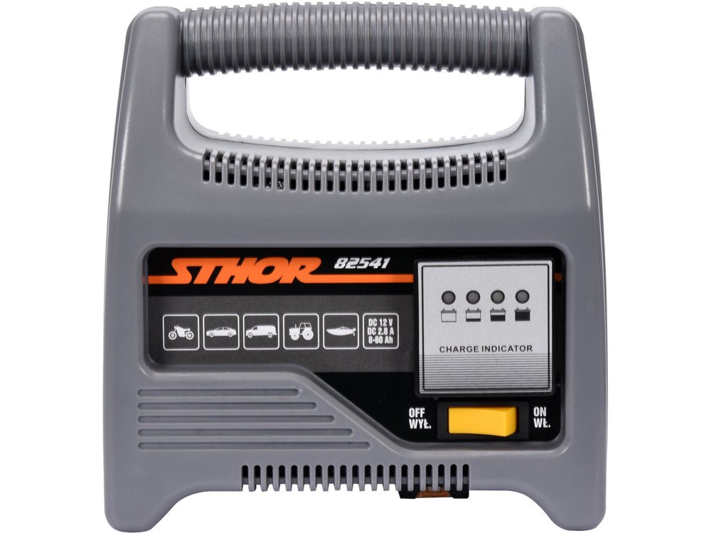 REDRESOR 12V, 4A, 60AH Sthor 82541 - Redresoare, 12 V Sthor - scule electrice si unelte profesionale - BricoMart