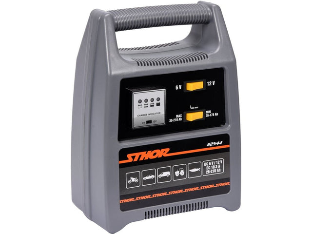 REDRESOR 6/12V, 12A, 210AH Sthor 82544 - Redresoare, 12 V Sthor - scule electrice si unelte profesionale - BricoMart