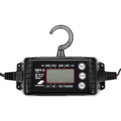 REDRESOR DIGITAL, 6/12V, YATO YT-83033 1/4A, 120AH MAX YATO - scule electrice si unelte profesionale - BricoMart