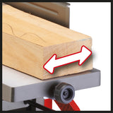 Rindea stationara Einhell TC - SP 204/2, 1500 W, 9000 rpm, latime de rindeluit 204 mm, constructie stabila pentru rindeluit grosime si finisare, suport extensibil pentru piesa de lucru Einhell - scule electrice si unelte profesionale - BricoMart