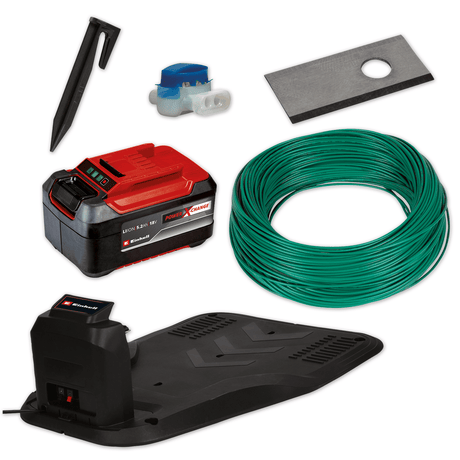 Robot de tuns iarba Einhell FREELEXO 1200 LCD BT pentru peluze de pana la 1200 m², control prin aplicatie Bluetooth, pentru inclinari de pana la 35%, acumulator reincarcabil PXC Einhell - scule electrice si unelte profesionale - BricoMart