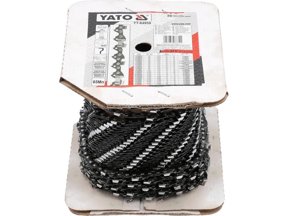 ROLA LANT DRUJBA 3/8'', 1632 DINTI, 0.043'' Yato YT - 84959 - 9,52 mm, 1,1 mm, rezistent Yato - scule electrice si unelte profesionale - BricoMart