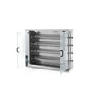 Rotisor gaz profesional pentru 16 - 20 pui 4 viteze de rotatie 1150x472x(H)981 mm Inox Hendi