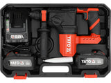 ROTOPERCUTOR 18V SDS+, 2X4AH Yato YT - 827722 Yato - scule electrice si unelte profesionale - BricoMart