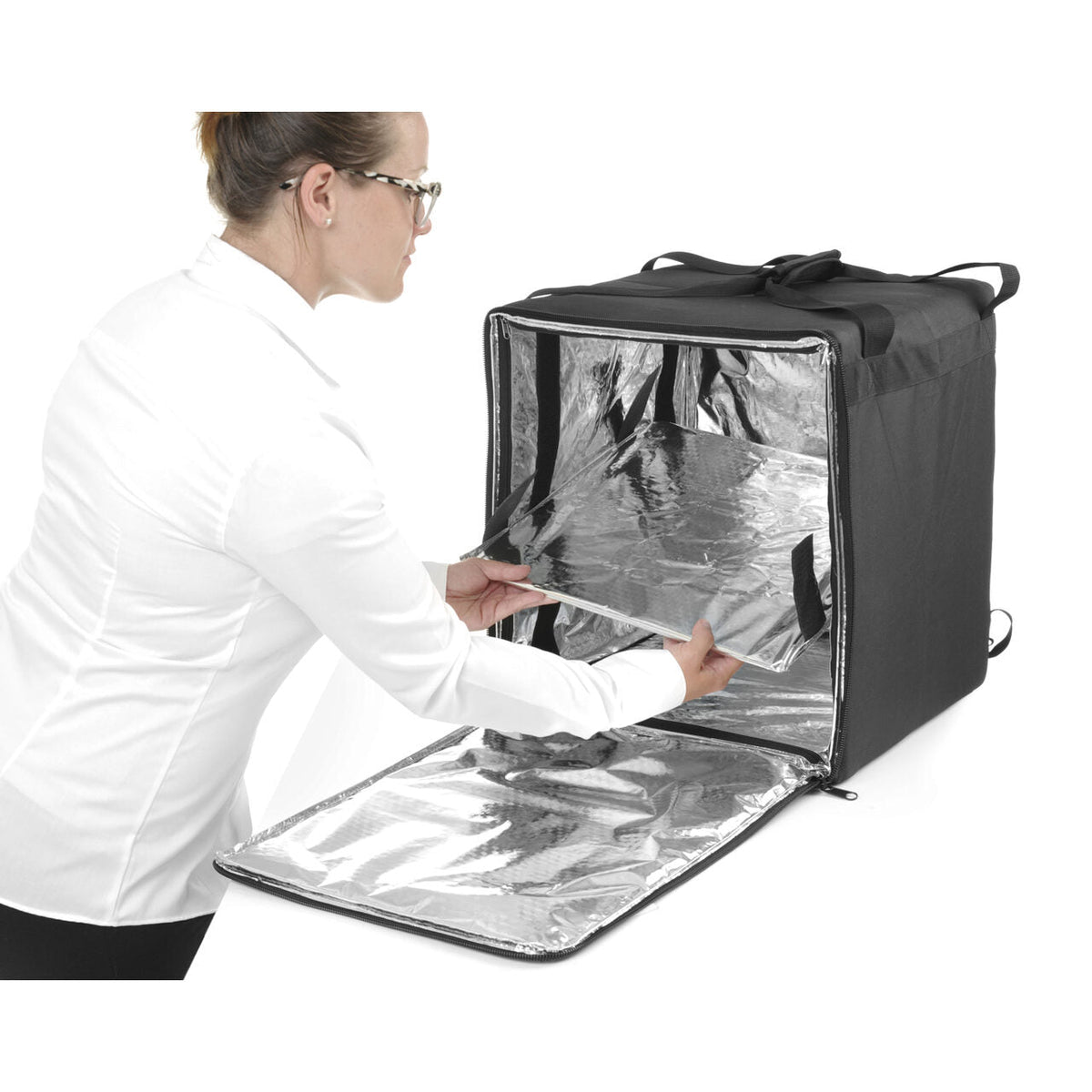 Rucsac termoizolant pentru livrare, 410x400x(H)470mm
