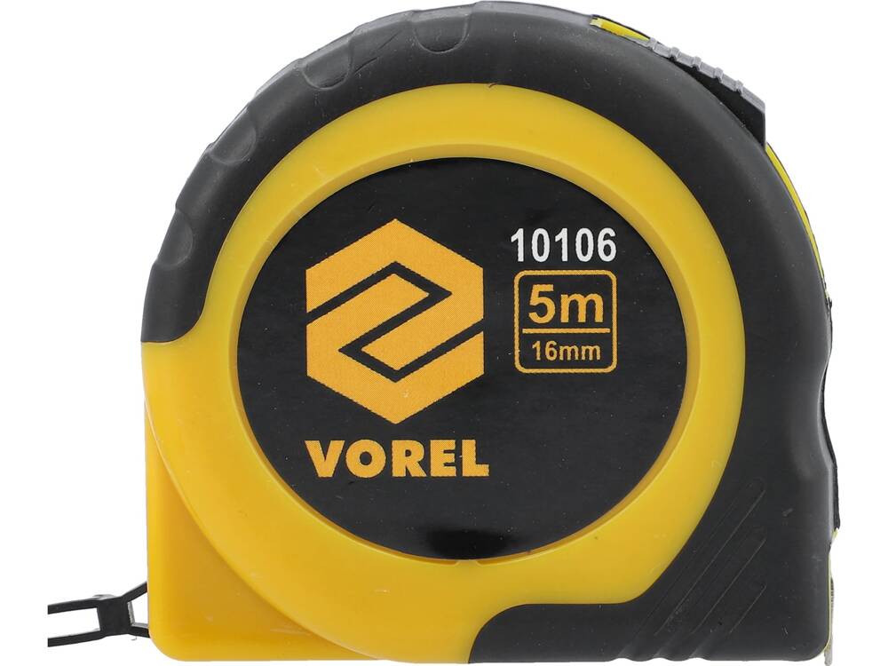 RULETA 5MX16MM, GALBEN VOREL 10106 - NEGRU VOREL - scule electrice si unelte profesionale - BricoMart