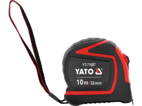 Ruleta cu banda din metal YATO YT-71087 , 10 m, capat magnetic YATO - scule electrice si unelte profesionale - BricoMart