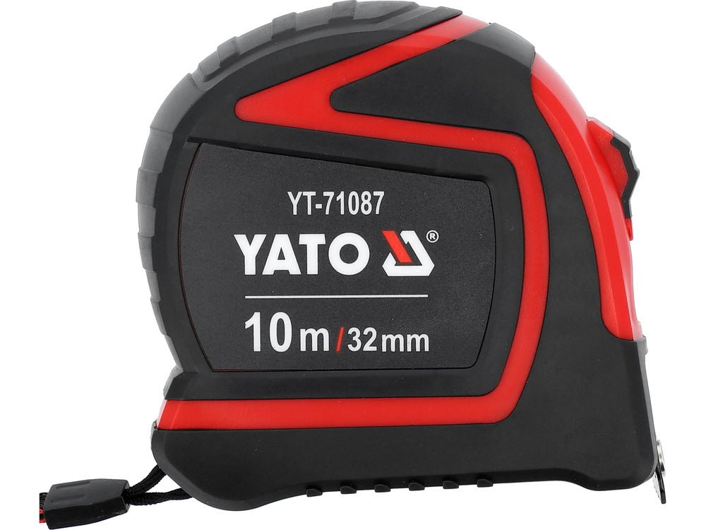 Ruleta cu banda din metal YATO YT-71087 , 10 m, capat magnetic YATO - scule electrice si unelte profesionale - BricoMart