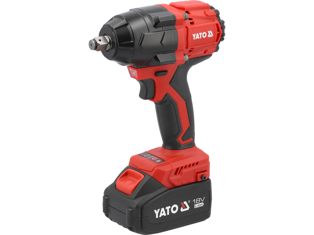Pistol de impact Yato YT-8277935 ,  18V 800NM 2 x bateri 4Ah+ Incarcator , 0-2600 min , motor fara perii