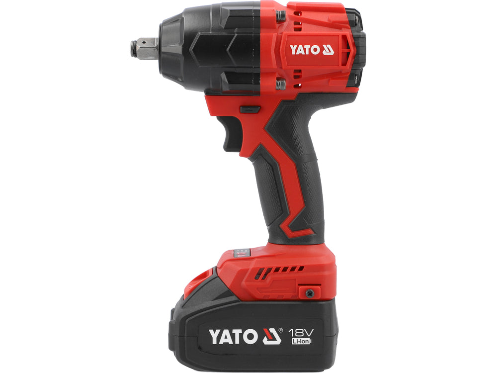 Pistol de impact Yato YT-8277935 ,  18V 800NM 2 x bateri 4Ah+ Incarcator , 0-2600 min , motor fara perii