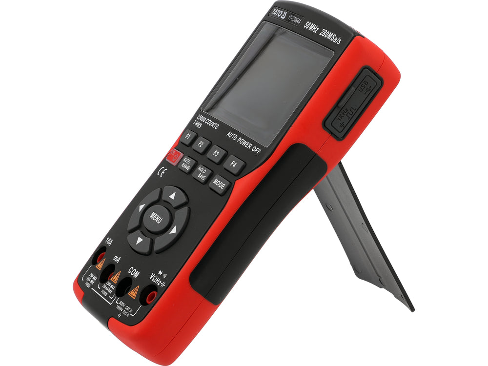 3In1 multimetru osciloscop YATO YT-730944, 280 msa/50 mhz - imagine 4