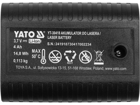 Acumulator pentru YT-30417 YATO YT-30418, 4000 mAh - imagine 2