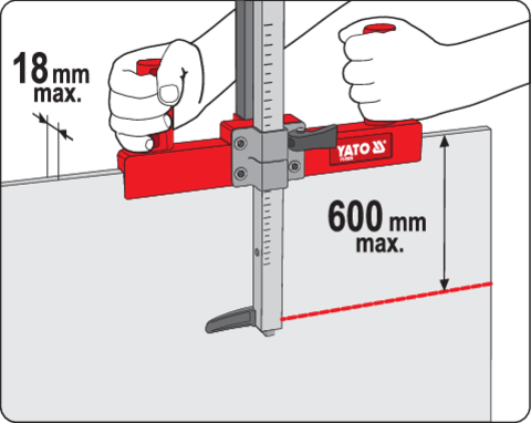 APARAT PENTRU TAIAT YATO YT-76270 PLACI DE RIGIPS